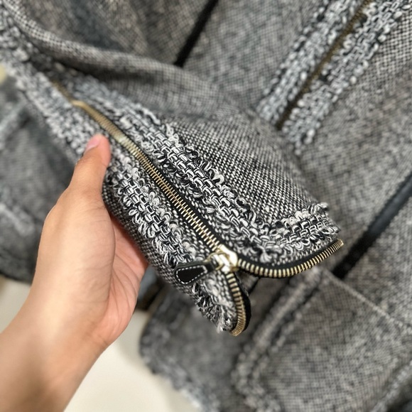 ALEXANDER McQUEEN-Tweed Jacket Size 46 - Picture 7 of 8